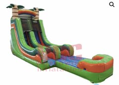 Tropical Splash 18' Water Slide