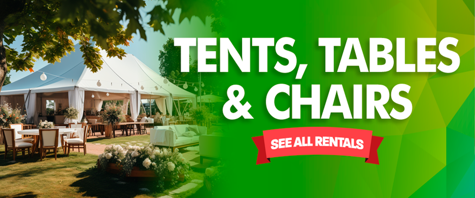 Tents Tables and Chair Rentals