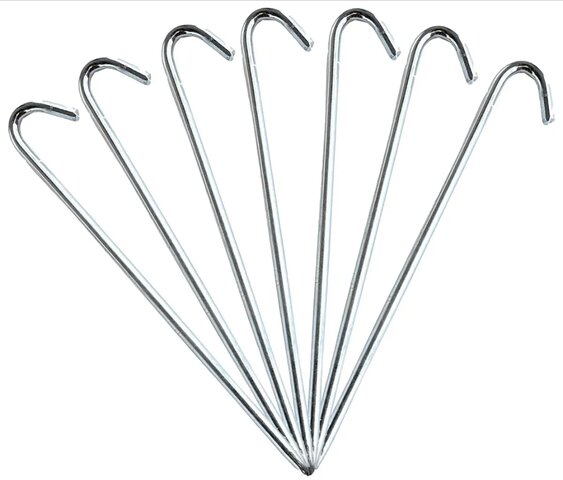 18 inch hooks stakes 