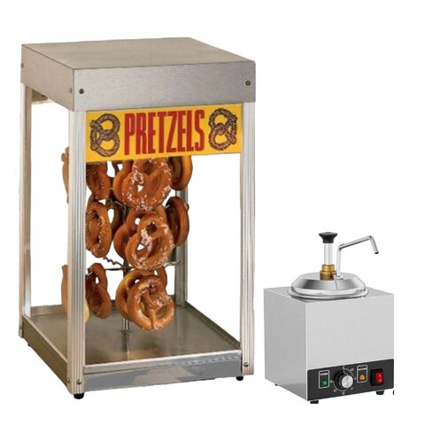 Pretzel Warmer w/cheese dispenser