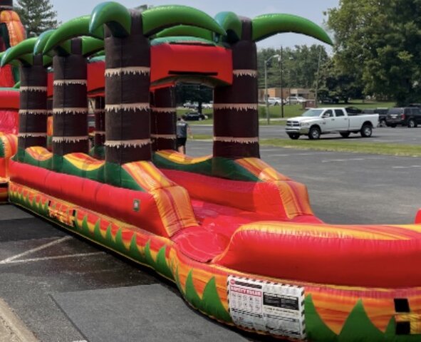30 FT Hawaii slip-n-slide w/pool