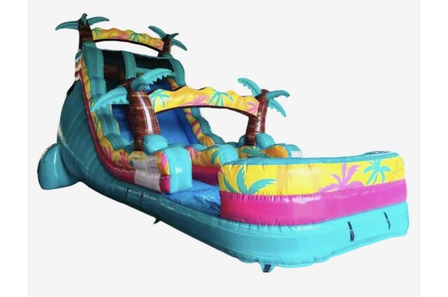 Island Flow Single Lane w/splash pool