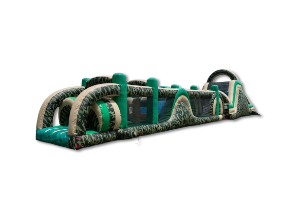 Battle Run Obstacle Course with Slide