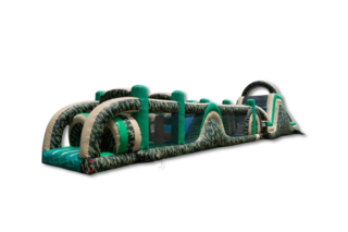 Battle Run Obstacle Course w/ Slide