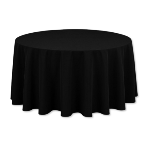 Black Table Linen