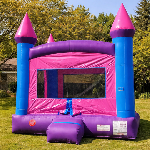 Pink and Purple Bounce House