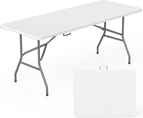 White Folding Tables (6 foot)