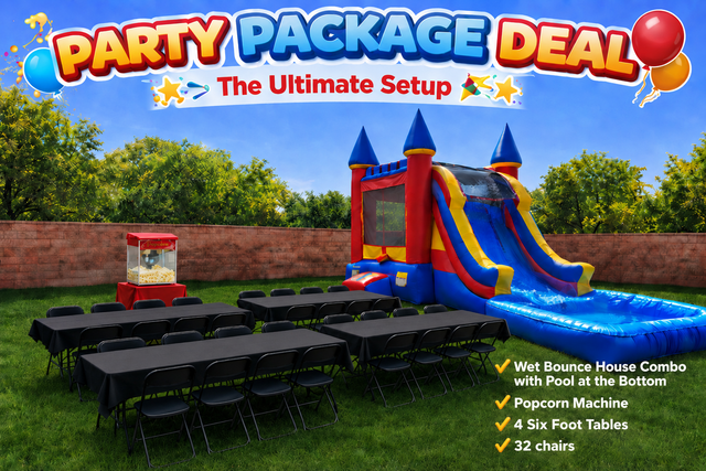 Wet Bounce House Combo Package