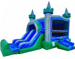 Emerald Dual Lane Slide bounce house