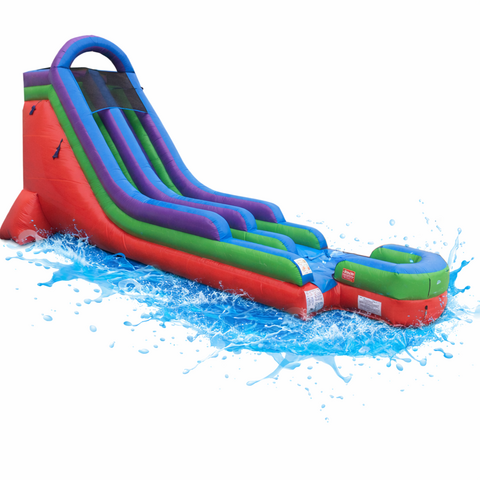 18 Ft. Retro Water Slide  (13 1/2 Ft. Seated height )