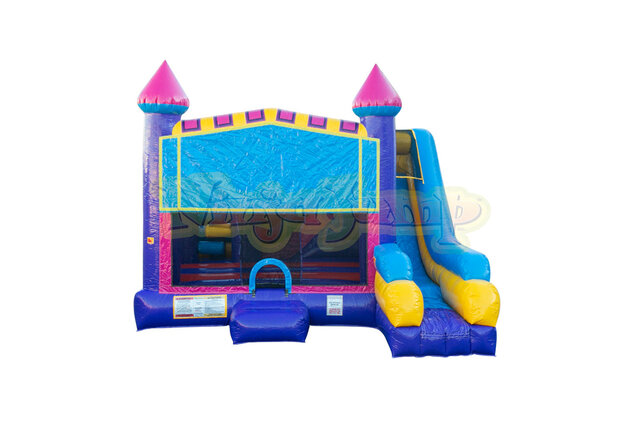 Happy Birthday Dream Maker Bounce House, Obstacle and Slide (Banner) 