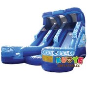 19 Ft. Double Splash water Slide (Drive up access)