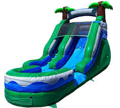 15 Ft Tropical Water Slide 9 Ft Seated height