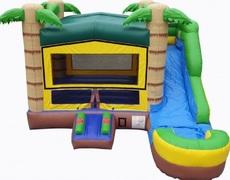 Tropical Adventure Water Bounce House (8 Ft. Seated height)