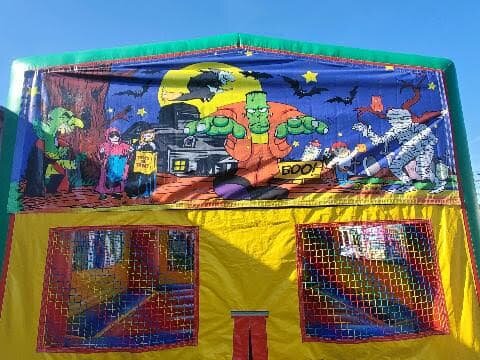 Halloween banner bounce house chesapeake