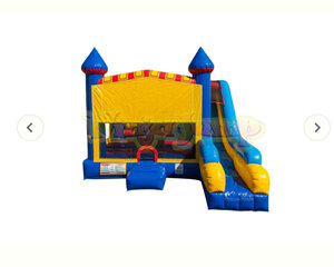 Castle Combo 7 Bounce House with Obstacles and slide (Banner optional)