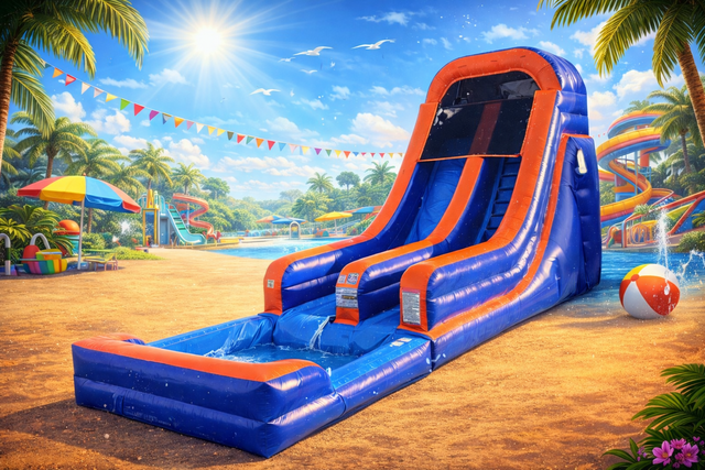 Big Blue 20ft Water Slide