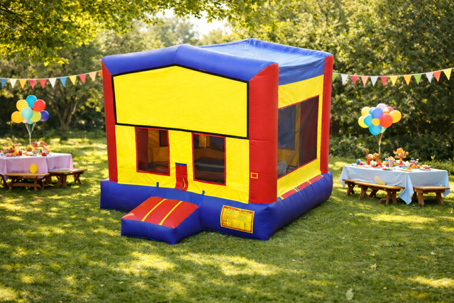 Blue Module Bounce House
