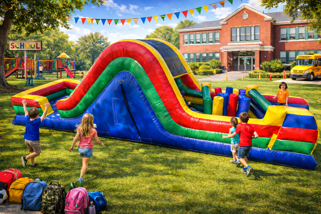 Blue Ultimate Obstacle Course