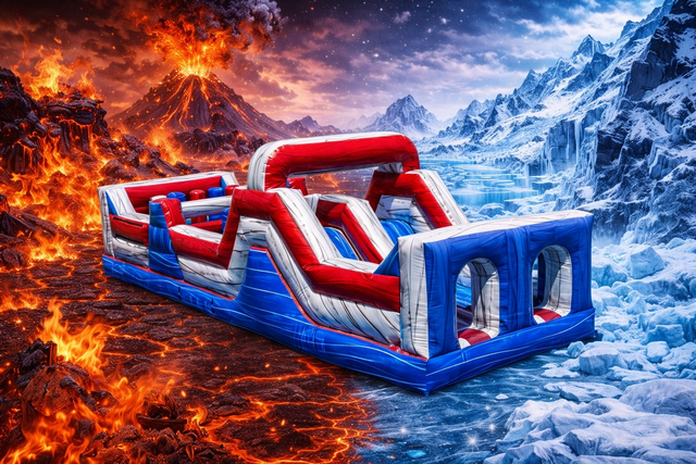 Fire and Ice Obstacle Course