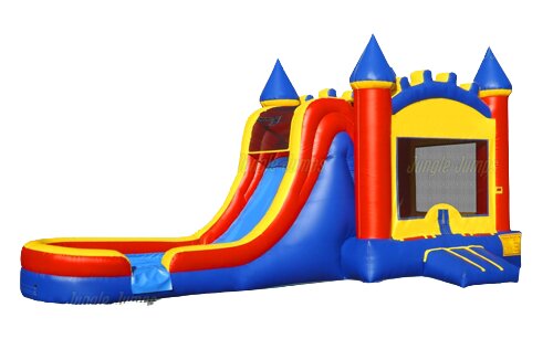 Straight Shot Bounce House Slide Combo