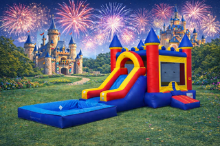 Castle Bounce House Slide Combo (Wet or Dry)