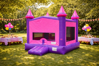 Pink Module Bounce House