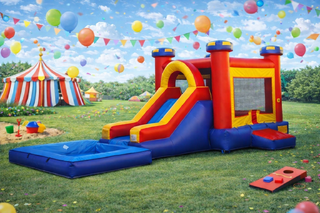 Tower Bounce House Slide Combo (Wet or Dry)