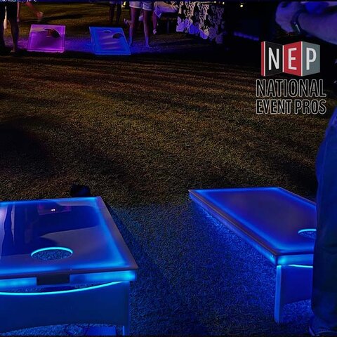 LED Cornhole