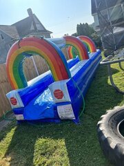 Rainbow slip-N-slide
