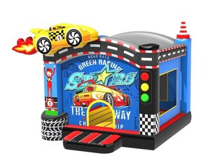 3D Race Car Bounce House