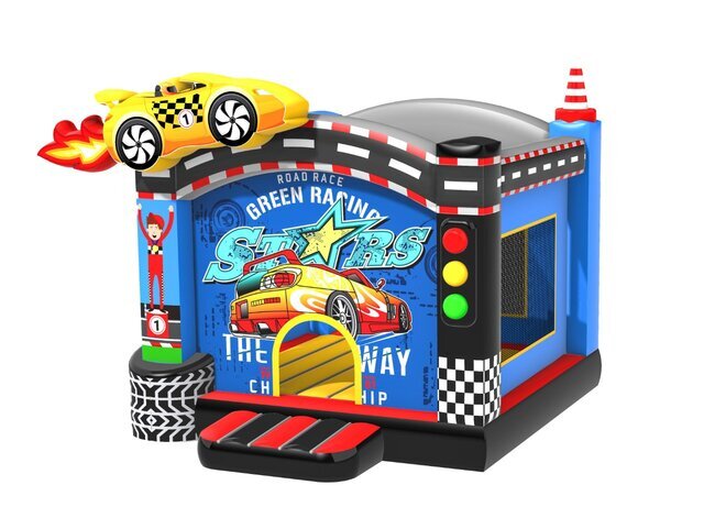 3D Race Car Bounce House