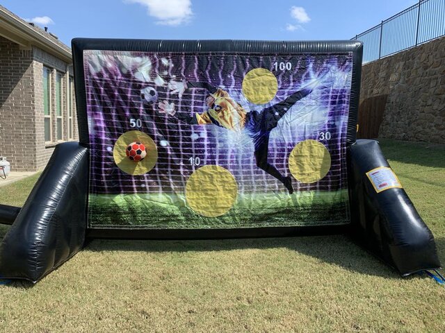 Soccer Interactive Game Rental in Humble, TX - Houston Inflatable Rentals - 3in1 Game Rental