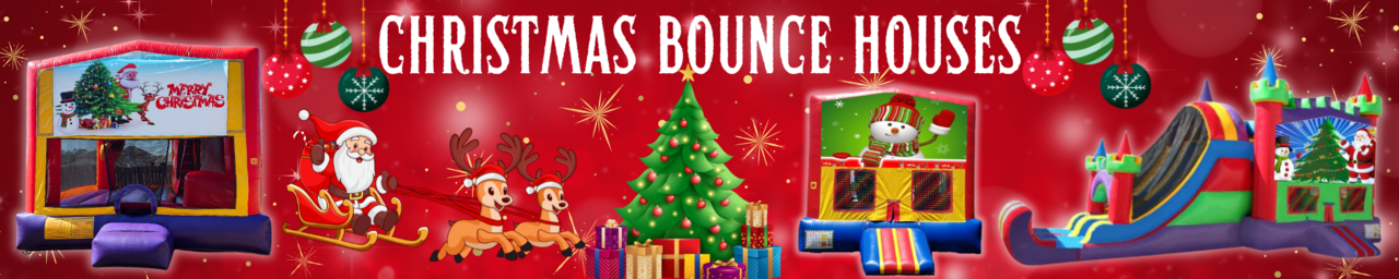 Christmas Bounce House Rental Houston | Christmas Moonwalk Rental Humble