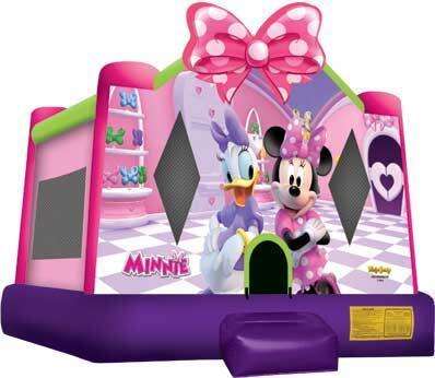Girl Minnie Mouse Bounce House, Bouncy castle, Moonwalk, Jumper, Jumpers, Bouncer, Themed Bounce House Rental Houston