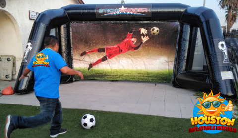 Inflatable Soccer Challenge Game Rental in Houston, TX