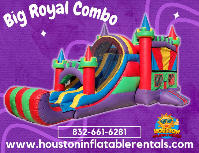 Jumpy House with slide - Houston Inflatable Rentals