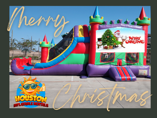 Santa Bounce House Rental Houston