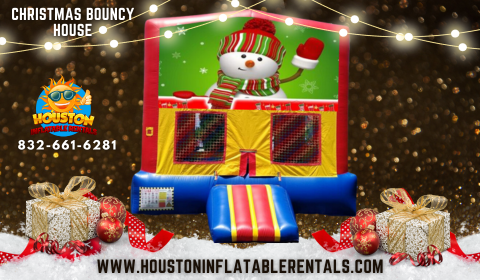 Christmas Bouncy House Rental Houston, Christmas Moonwalk Rental