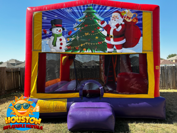 Santa Bounce House Rental Houston