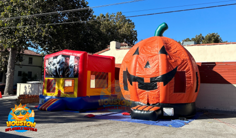Pumpkin bounce house Pumpkin bounce house