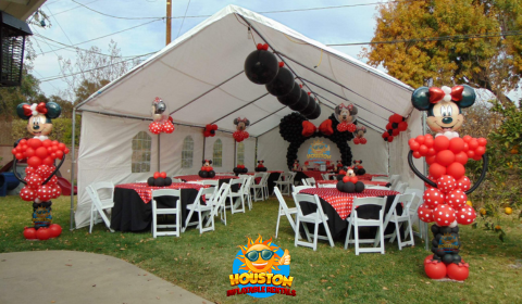 Minnie Mouse Balloon Decoration Houston