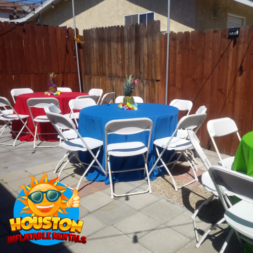 Chairs and Table Rental in Houston, TX