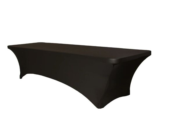 black spandex table cover rental houston