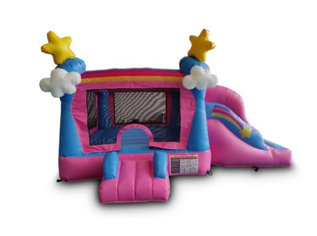 girl toddler bounce house with slide rental houston