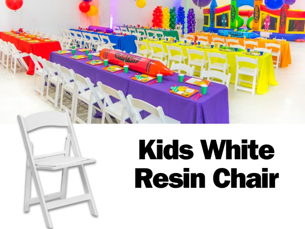 kids white chairs rental houston