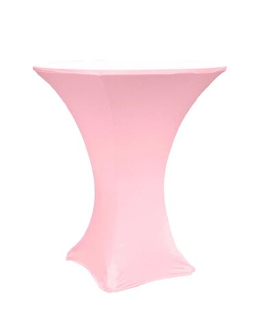 pink spandex cocktail table cover rental houston