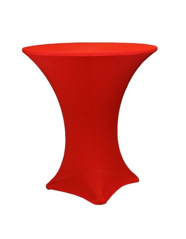 red spandex cocktail table cover rental houston