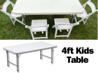 4ft Kids TablesSeats 4-6 Guest