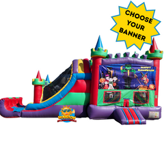 Halloween Bouncy House with Slide